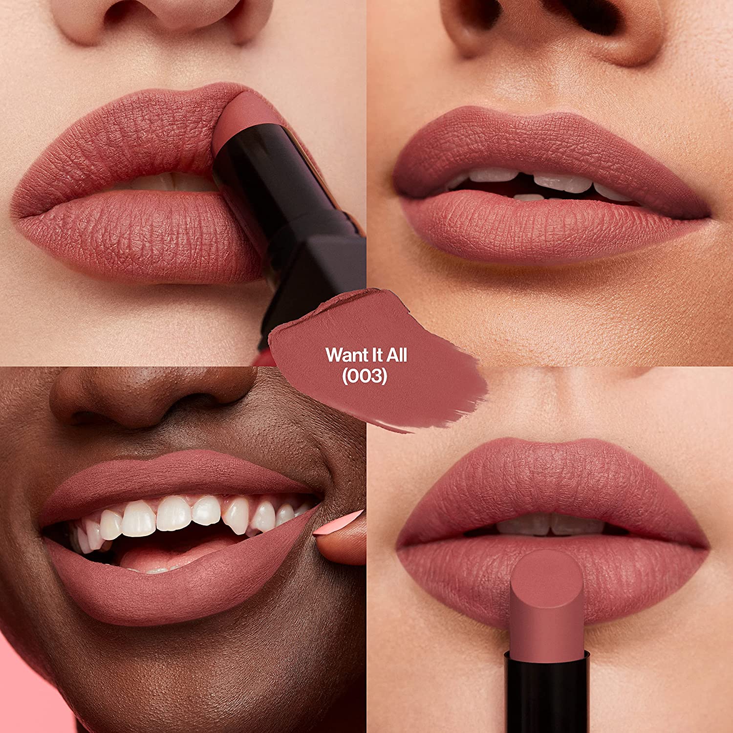 REVLON Lipstick, ColorStay Suede Ink, Built-in Primer, Infused with Vitamin E, Waterproof, Smudgeproof, Matte Color, 001 Gut Instinct (Pack of 1) - Image 3